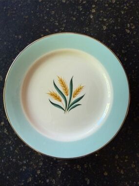 International Viking - vintage wheat pattern - dessert plate - set of 5